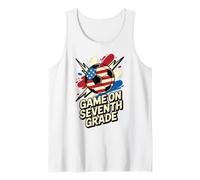 Red White Game ON Seventh Grade Soccer I Teach First Day Tank Top