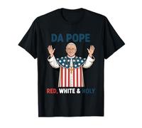Red White Holy Da Pope from America Chicago Pope Leo XIV T-Shirt