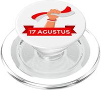 Red White Indonesian Flag 17 Agustus PopSockets PopGrip for MagSafe