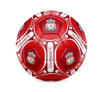 (Red/White) Liverpool FC Football Size 4 Crest Red OFFICIAL Gift