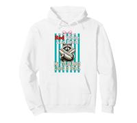 Red White My Tolerance Level Is Feral Raccoon Hot Dog Pullover Hoodie