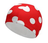 Red White Polka Ladybug Dot Unisex Swim Cap Waterproof Swimming Hat For Long And Short Hair Bathing Cap For Men Women