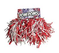 Bristol Novelty Poms BA1320 – Red/White – For Women/Girls – One Size