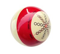 Red-White Pool Ball,Billiards Practice Pool Ball | Billiards Cue Ball Training Artifact for Profession Player, Men, Women