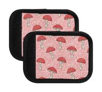 Red White Spot Luggage Handle Wrap Suitcase Tags Soft Grip Handle Cover for Suitcase Shopping Bag, 5.9x4.3in, Red White Spot, one sizex2