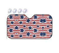 Red White Star Stripe Flag Printing Upgrade Car Windshield Sun Shade Protect Car From Sun Rays Heat Damage,Vehicle Accessories