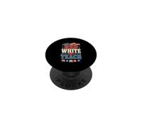 Red White Teach American Vintage PopSockets Adhesive PopGrip