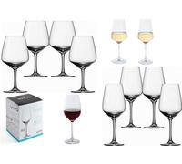 Vivo Red & White Wine Glasses - Box of 8 Glasses