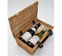 Red & White Wine Lovers Rich Red & Crisp White Half-Bottle Wine Hamper, 2 x 375ml
