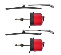 Red Windshield Wiper Motor Kit Compatible With Street Hot Rod Universal Boat