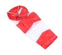 Red Windsock Heavy Duty Polyester Wind Direction Indicator Sock for Outdoor Farm Aviation Industrial Use 100cm Length Durable Weather (Fluorescent Style)