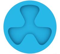 Red Wine Coaster Set 5Pcs Silicone Crack-Proof 7.8cm | Sturdy flexible silicone, easy clean, prevents slips, 7.8cm diameter, blue gray blue yellow