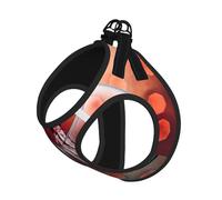Red Wine Glass Cheers Printing Puppy Summer Vest Harness With Reflective,Dog Accessories For Small Medium Large Dogs And Cats