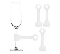 Red Wine Glass Holder - 7.5 x 2.5 cm ABS, Heavy Duty Attachment, Compact Kitchen , Dishwasher Safe Hold, Practical Design | Protect Fragile Glassware During Cleaning Tasks in the Home
