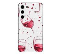 Red Wine Glasses Bloods Hard Case Compatible with Galaxy S23 S23 Plus S23 Ultra TPU Cover for Men Women