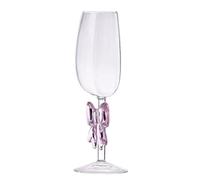 Red Wine Glasses - Half Champagne Flutes Elegant Long-Stem Glassware, Durable Clear Crystal Cups for Everyday Use, Party Drinks, Gift Sets | Bar Table Settings Picnics, Graduations, Weddings, Engageme