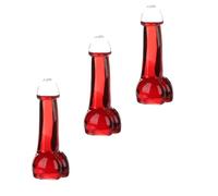 Red Wine Glasses Sexy Clear Glasses for Beer Champagne Funny Wine Drinking Glass Funky Personalised Whiskey Cocktail Glass Home Ware Cup Novelty Shape Cup for Club Party Bar (3PCS, One Size)