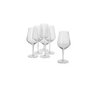 alpina Wine Glasses Red Wine - 6 Pieces Red Wine Glasses - Wine Glass 53cl - Wine Glass Set - Glass Set for Dinner - Wine Glasses - Clear Glass