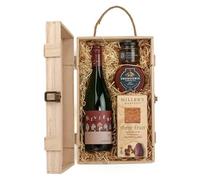 Red Wine Hamper | Wine Lovers | Cheese Lover | Wine Hamper | Mother's Day | Birthday | New Home | Wedding | Congratulations - Gourmet (One Size, Riviera Pinot Noir)