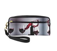 Red Wine Makeup Bag Travel Cosmetic Bag,Make Up Bags for Women Makeup Organizer Case,Travel Essentials