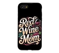 Red Wine Mom Cabernet Pinot Noir Mama Case for iPhone SE (2020) / 7/8
