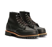 Red Wing 2949 Roughneck 6" Moc Toe Work Leather Men's Black Boots UK 10