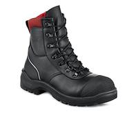 Red Wing 3283 S3 Safety Leather Black Boots Puncture Resistant Side Zip UK 6.5