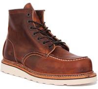 Red Wing Mens 1907 Classic Moc Toe Boots in Brown Leather - Size UK 10