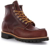 Red Wing Heritage Men's Roughneck Lace Up Boot, Brown, 8 UK