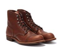 Red Wing Mens 8111 Iron Ranger Boots in Brown Leather - Size UK 8