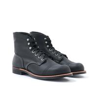 Red Wing Mens 8084 Iron Ranger Boots in Black Leather - Size UK 11