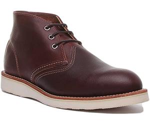 Red Wing Mens Classic Chukka 3141 Dark Brown Leather Shoes 9.5 UK