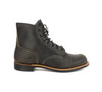 Red Wing Men's Iron Ranger Charcoal Leather Boots 08086D (US)