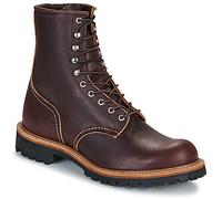 Red Wing Mid Boots 8-INCH LOGGER in Brown 9.5