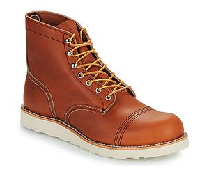 Red Wing Mid Boots IRON RANGER TRACTION TRED in Brown 7.5