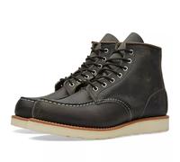 Red Wing Shoes - 8890 Heritage Work 6" Moc Toe Boot Charcoal Rough & Tough Leather - 42