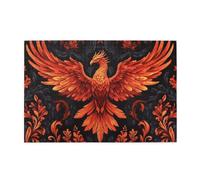 Red Winged Fire Phoenix 1000 Piece Jigsaw Puzzles For Adults Wooden Puzzles For Adults Gifts Home Decor