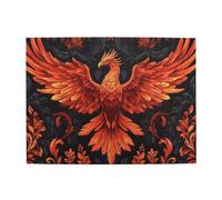 Red Winged Fire Phoenix Wooden Puzzle 500 Piece Jigsaw Puzzle For Adults Challenging Puzzle For Game Size 15"X20.4"