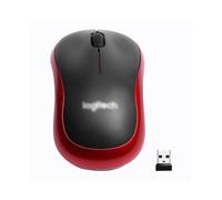 (Red) Wireless M185 Logitech Optical Mouse Usb Receiver Fit Compact Pc Mouse Laptop
