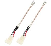RED WOLF Car Front Dash Tweeter Speaker Wiring Harness for 2008-2022 Toyota RAV4 Camry 4Runner Highlander Scion, 2010-2019 Subaru Forester Factory Speaker Replacement Adapter Connector Non JBL System