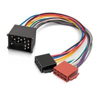 RED WOLF Car ISO Radio Wiring Harness Compatible with Older 1990-2002 BMW E36 E46 E39 528i E46 3 5 7 Series Installation Aftermarket Stereo 16 Pin ISO Wire Cable Plug Connector