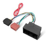 RED WOLF Car Radio Stereo ISO Wire Harness Lead Adapter Loom For 2012-2021 Fiat 500 Ducato Alfa Romeo Chrysler Ram Jeep Audio Stereo ISO Wiring Cable Adapter 16 Pin