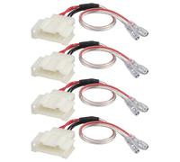 RED WOLF Door Speaker Wiring Harness Adapter Select for VW Volkswagen 1999-2019 Golf/Beetle/Passat, 1999-2016 Jetta Aftermarket Car Door Speaker Wire Cable Plug 4 PCS