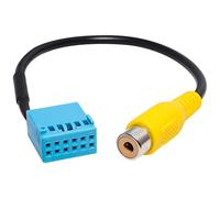 RED WOLF Reversing Camera Adapter Cable, RCA Car Camera Adapter for VW Golf MK7 MIB RCD Audi Seat Skoda Original Car Radio with Aftermarket Reversing Camera RCA Video Input Wiring Harness
