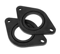 RED WOLF Tweeter Speaker Adapter Spacer Rings 1.5 Inch Cutout for Select Toyota Tacoma 4Runner 2005-2023, Subaru WRX Forester 2015-2022 Replace Center Dashboard Audio Install Front Dash