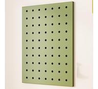 Red Wooden Pegboard Organizer Kit - Wall-Mounted DIY Display Panel for Garage Workshop & Craft Room, 60x80cm Tool Storage Solution, Ideal for Organizing Tools & Crafts