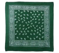 RED X 100% Cotton XL Paisley Bandana (25"x 25") Lightweight