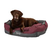 (Red, X-Large) Dog & Cat Anti Anxiety Sofa Bed, Machine Washable