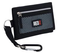 RED X Mens & Boys Tri-Fold Nylon Sports Wallet with Coin Pocket and Belt Hook