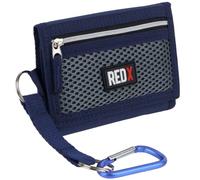 RED X Mens & Boys Tri-Fold Nylon Sports Wallet with Coin Pocket and Belt Hook